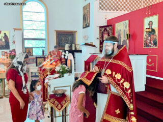 Праздник апостола Андрея в соборе св. Матроны Майами