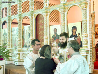 Богослужение в день храмового праздника Майамского собора и 70-летия упокоения святой Матроны Московской