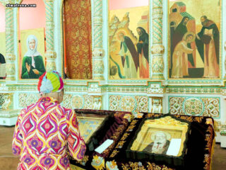 В православном соборе святой Матроны в Майами отметили Сретение Господне