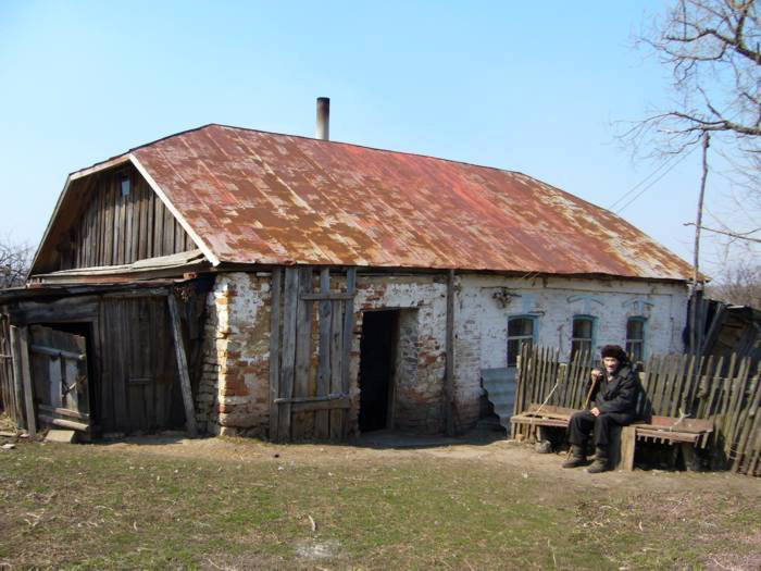 Дом в селе Себино Тульской области, в котором родилась блаженная Матронушка