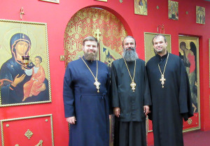Храм блаженной Матроны посетил иерарх Румынской Православной Церкви