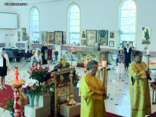 В Майамском соборе праздничным богослужением отметили 10-летие хиротонии настоятеля архимандрита Александра (Беля)