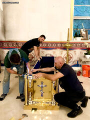 Собор благоукрашается: освящен новый уникальный панихидный стол