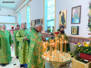 Память святой Матроны молитвенно почтили в православной церкви Майами