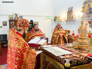 В соборе святой Матроны отметили 12-летие первого богослужения на приходе