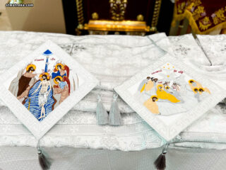 Собор святой Матроны благоукрасился новой утварью и облачениями