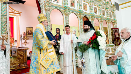 На Крещение Господне в Майамском соборе совершена Литургия архиерейским чином