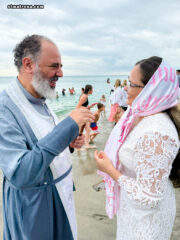 С особым торжеством состоялось освящение океана в Дания-Бич