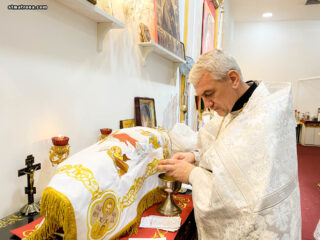 На Крещение Господне в Майамском соборе совершена Литургия архиерейским чином