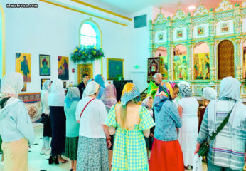 В Майамском соборе молитвенно отметили обретение мощей святой Матроны