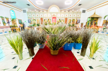 В Вербное воскресенье в православной церкви в Майами совершено праздничное богослужение