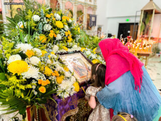 В Вербное воскресенье в православной церкви в Майами совершено праздничное богослужение