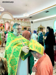В Вербное воскресенье в православной церкви в Майами совершено праздничное богослужение