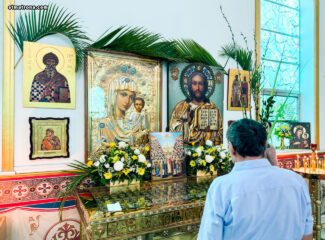 В Вербное воскресенье в православной церкви в Майами совершено праздничное богослужение