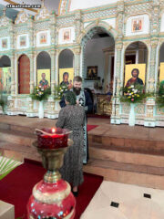 Богослужения Страстной седмицы совершили в соборе святой Матроны