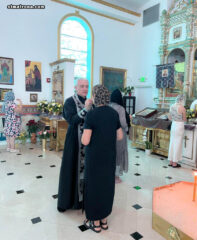 Богослужения Страстной седмицы совершили в соборе святой Матроны