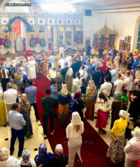 В православном соборе Майами молитвенно отметили Пасху Господню