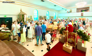 «Христос Воскрес!»: в православном соборе Майами молитвенно отметили Пасху Господню