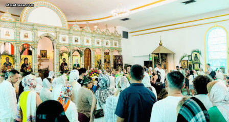 Праздник Пресвятой Троицы отметили в православной церкви в Майами