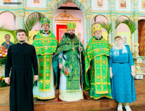 Собор святой Матроны посетил настоятель наибольшего славянского храма Бруклина