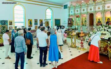 Праздник Преображения Господня молитвенно отметили в соборе святой Матроны в Майами