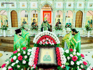 В Майамском соборе молитвенно отметили праздник небесной покровительницы - святой Матроны