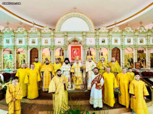 Архиепископ Елпидофор с архипастырским визитом посетил собор святой Матроны в Майами