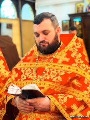 Настоятель собора молитвенно отметил день небесного покровителя