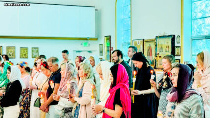 В Крестопоклонную неделю в соборе святой Матроны в Майами совершено Таинство Елеосвящения