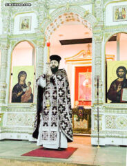 На Страстной седмице в соборе святой Матроны были совершены уставные богослужения