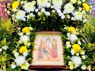 В Майамском соборе молитвенно отпраздновали Вербное воскресенье