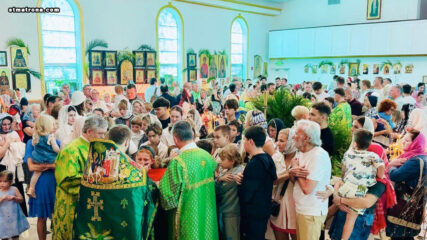 В Майамском соборе молитвенно отпраздновали Вербное воскресенье