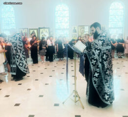 На Страстной седмице в соборе святой Матроны были совершены уставные богослужения