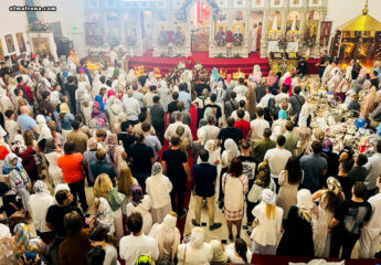 В православной церкви в Майами молитвенно встретили наибольший праздник – Пасху Господню