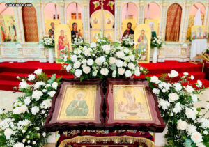 Память святой Матроны молитвенно отметили в православной церкви Майами