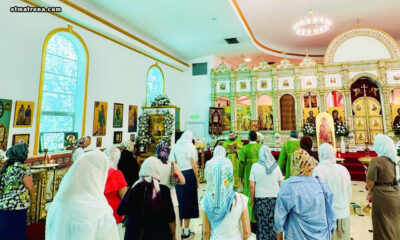 Память святой Матроны молитвенно отметили в православной церкви Майами