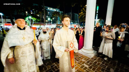 В соборе святой Матроны в Майами прославили Рождество Господа Иисуса Христа