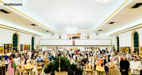 Рождественское богослужение в православной церкви в Майами