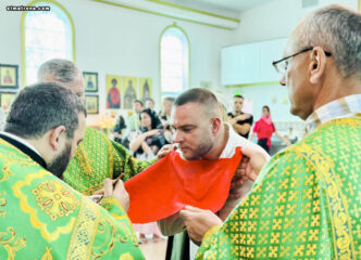 На храмовый праздник в соборе святой Матроны совершена Литургия архиерейским чином