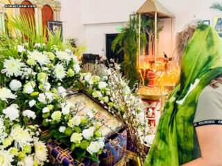 В Майамском соборе молитвенно отметили Вербное воскресенье