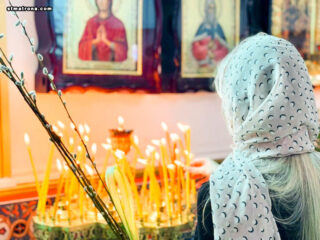 В Майамском соборе молитвенно отметили Вербное воскресенье