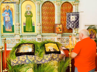 В Майамском соборе молитвенно отметили Вербное воскресенье