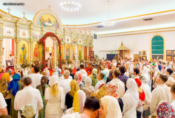 Праздник Светлого Христова Воскресения торжественно отметили в соборе святой Матроны в Майами