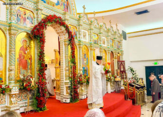 Праздник Светлого Христова Воскресения торжественно отметили в соборе святой Матроны в Майами