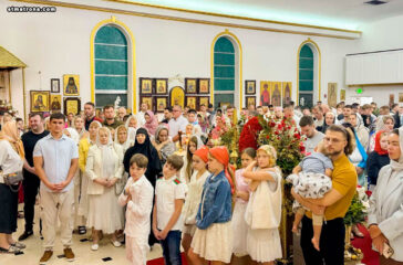 Праздник Светлого Христова Воскресения торжественно отметили в соборе святой Матроны в Майами