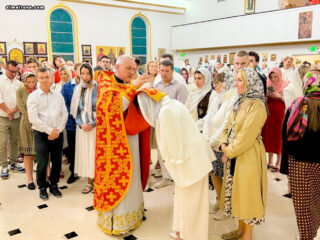 Праздник Светлого Христова Воскресения торжественно отметили в соборе святой Матроны в Майами