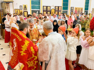 Праздник Светлого Христова Воскресения торжественно отметили в соборе святой Матроны в Майами